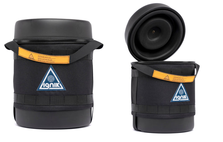 Gas Growler 3.8lb Case Black