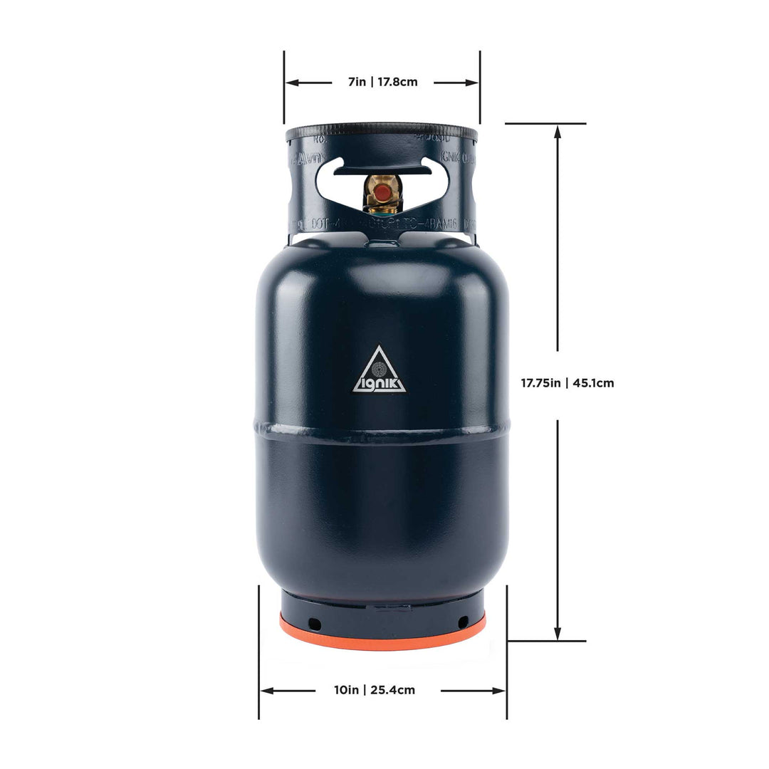 Gas Growler X 10lb Dimensions