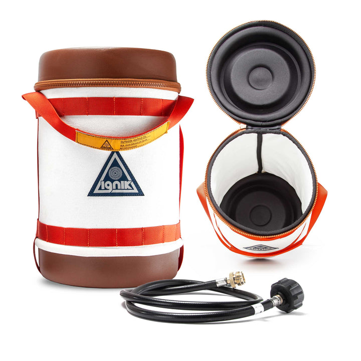 Gas Growler 5lb Case White