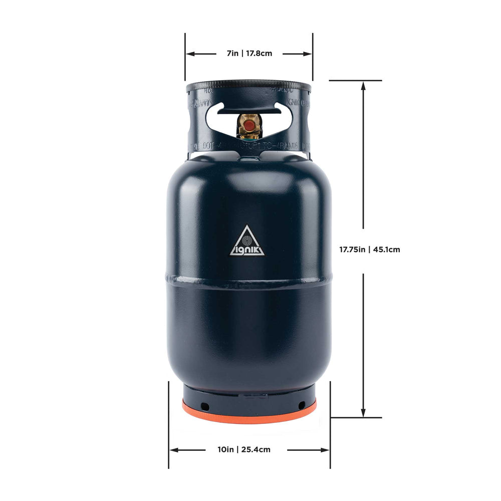 Gas Growler X 10lb Dimensions
